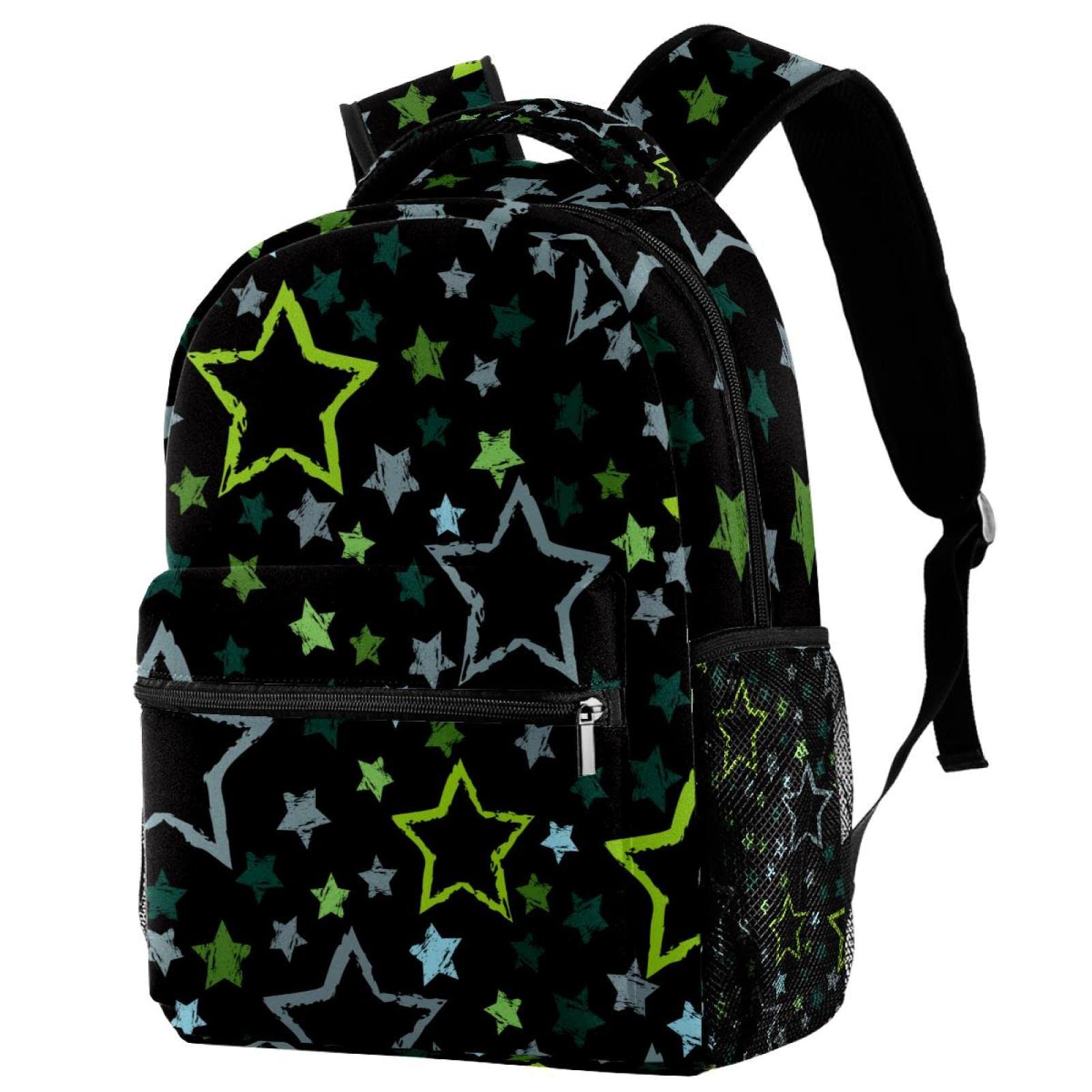 Sac à dos de voyage pour filles et garçons noir style campus - 7