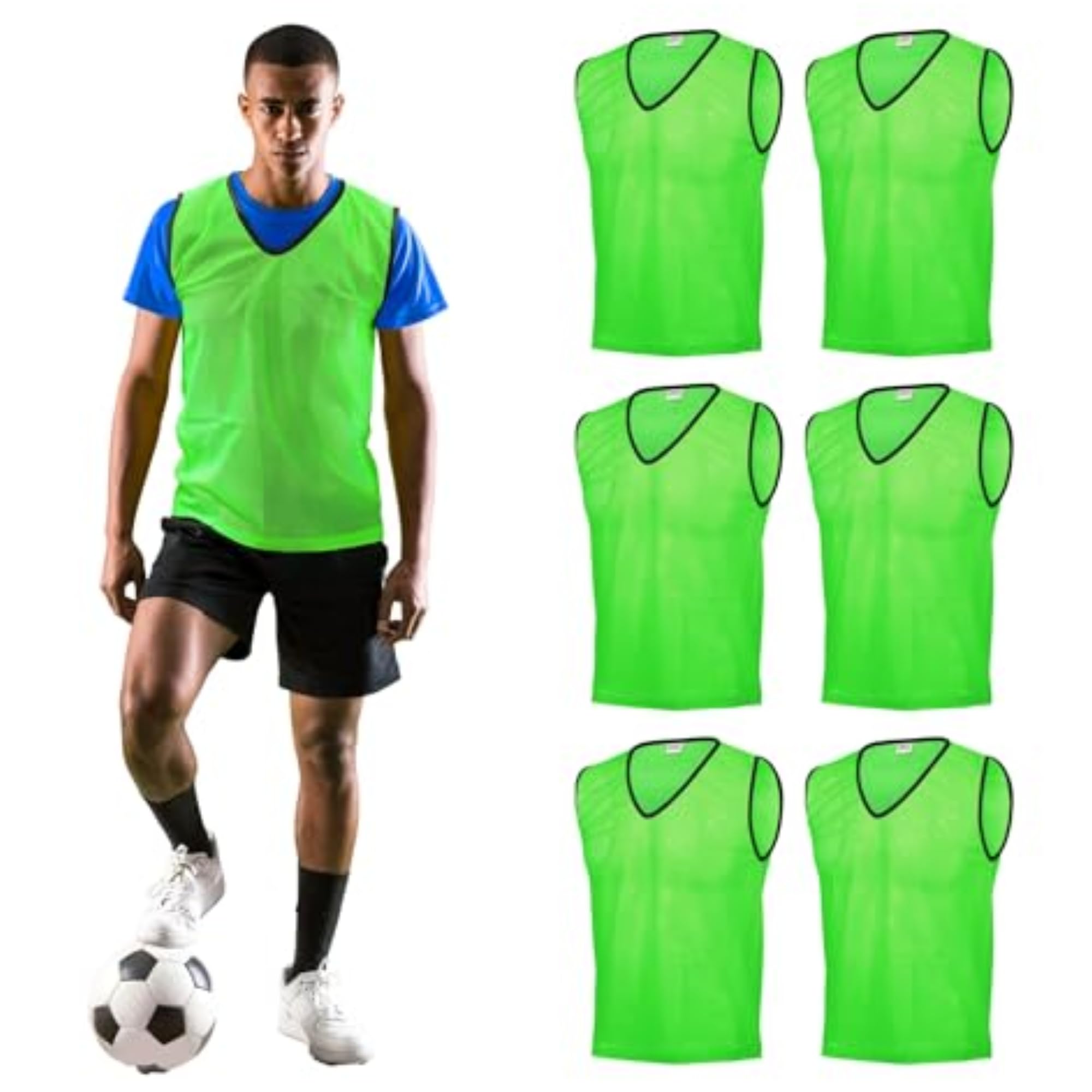 GSi Mesh Training Pinnies for Soccer Basketball and Team Sports