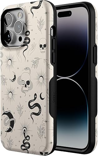 Vista 45 de Casely - Funda para iPhone 14 Pro Max, Viva La Vida, Frida Kahlo Floral Collage, compatible con MagSafe 10 Frida Kahlo Viva La Vida Collage