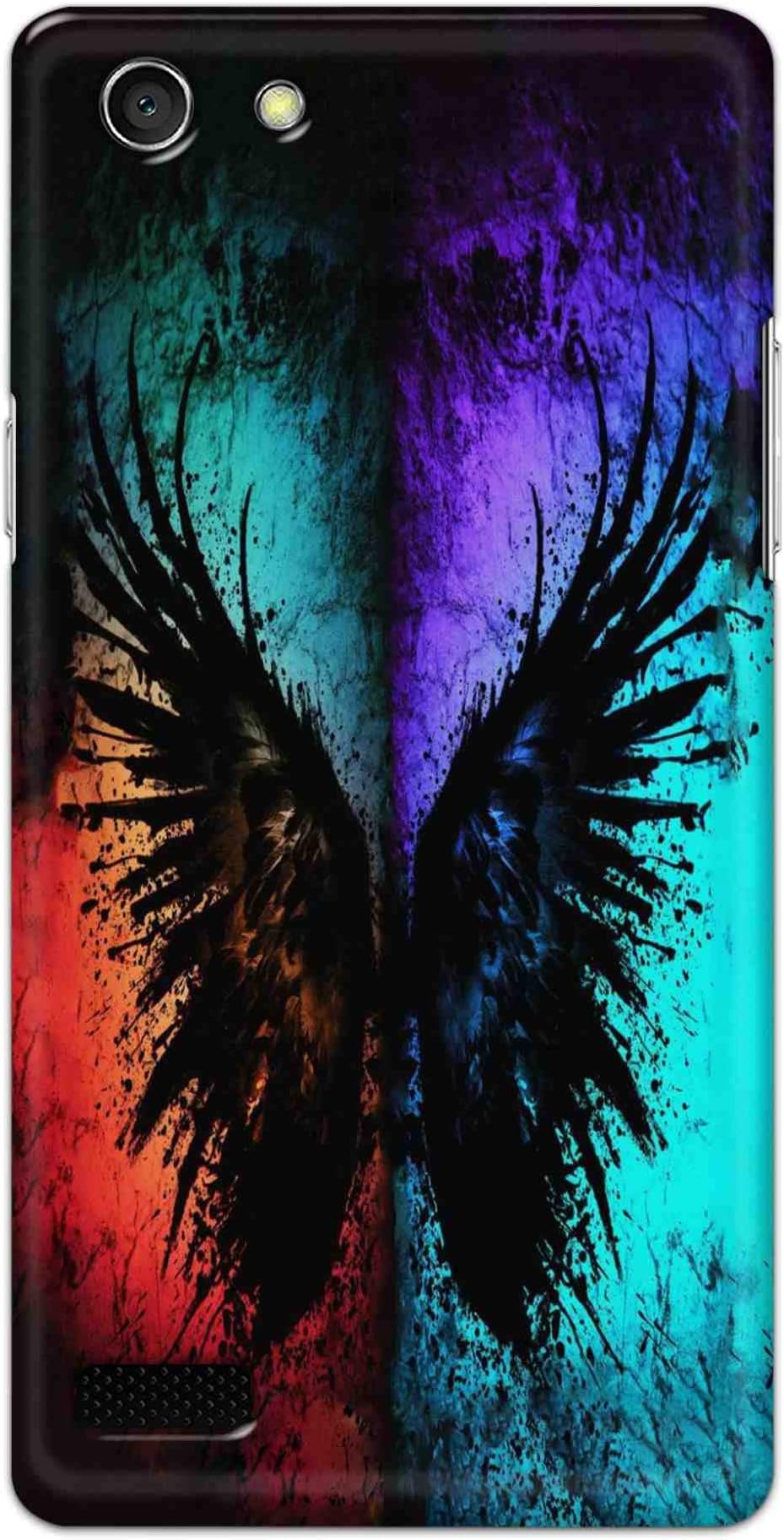 TweakyMod Designer Printed Hard Case | Colour Splash Butterfly Back Cover Compatible with Oppo A33, A33F, NEO 7