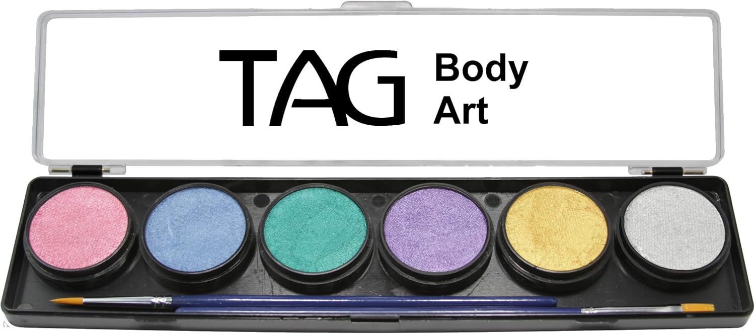 TAG Face & Body Paint - Regular Palette 12 x 10g : Arts, Crafts & Sewing