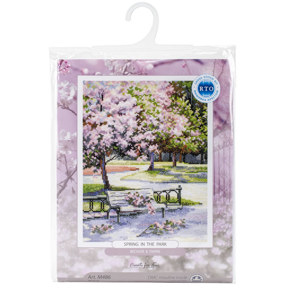 RTO Spring in The Park Cross Stitch Kit8-inch x 10.25-inch 14 Count