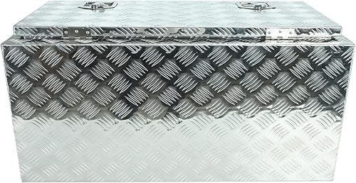 Miniatura 2 de EASYBERG Caja de herramientas de aluminio de 36 pulgadas, caja de herramientas de 5 bares, caja de herramientas de almacenamiento Orgainzer con