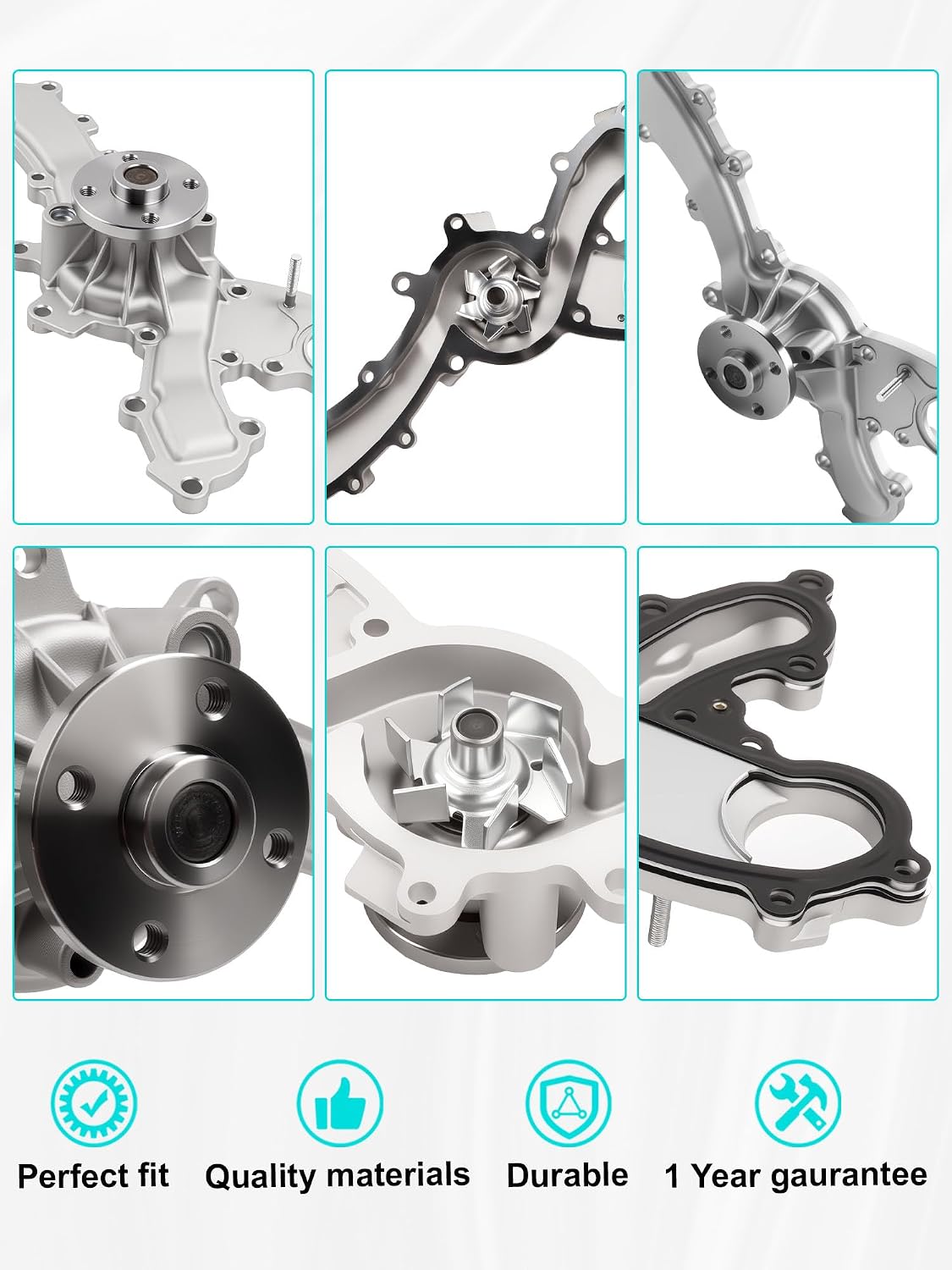 WPT803 Water Pump Kit Compatabile With Le～xus ES350, RX350, RX450H, Avalon, Camry, Highlander, Rav4, Sienna, Venza, AW6047