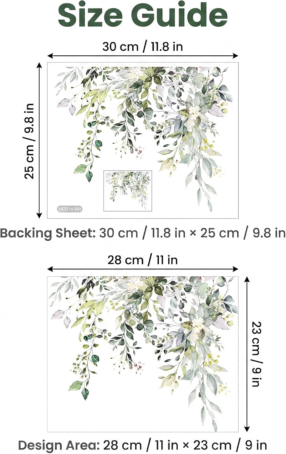 Green Plant Leaves Flowers Toilet Seat Lid Stickers Self-Adhesive Bathroom Stickers Leaf Floral DIY Removable Waterproof Toilet Sticker for Cistern Decor Toilet Lid Decals Bathroom Accessories