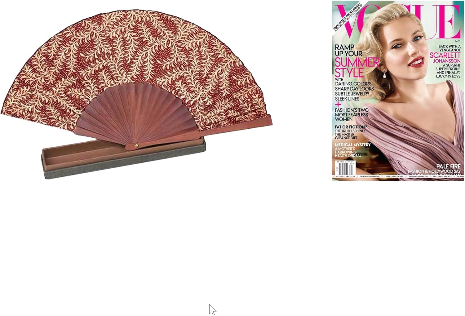 NOVICA Artisan Handmade Silk Batik Fan Wood Patterned Red Woodsilk Indonesia Accessories Leaf Tree 'Burgundy Fern'
