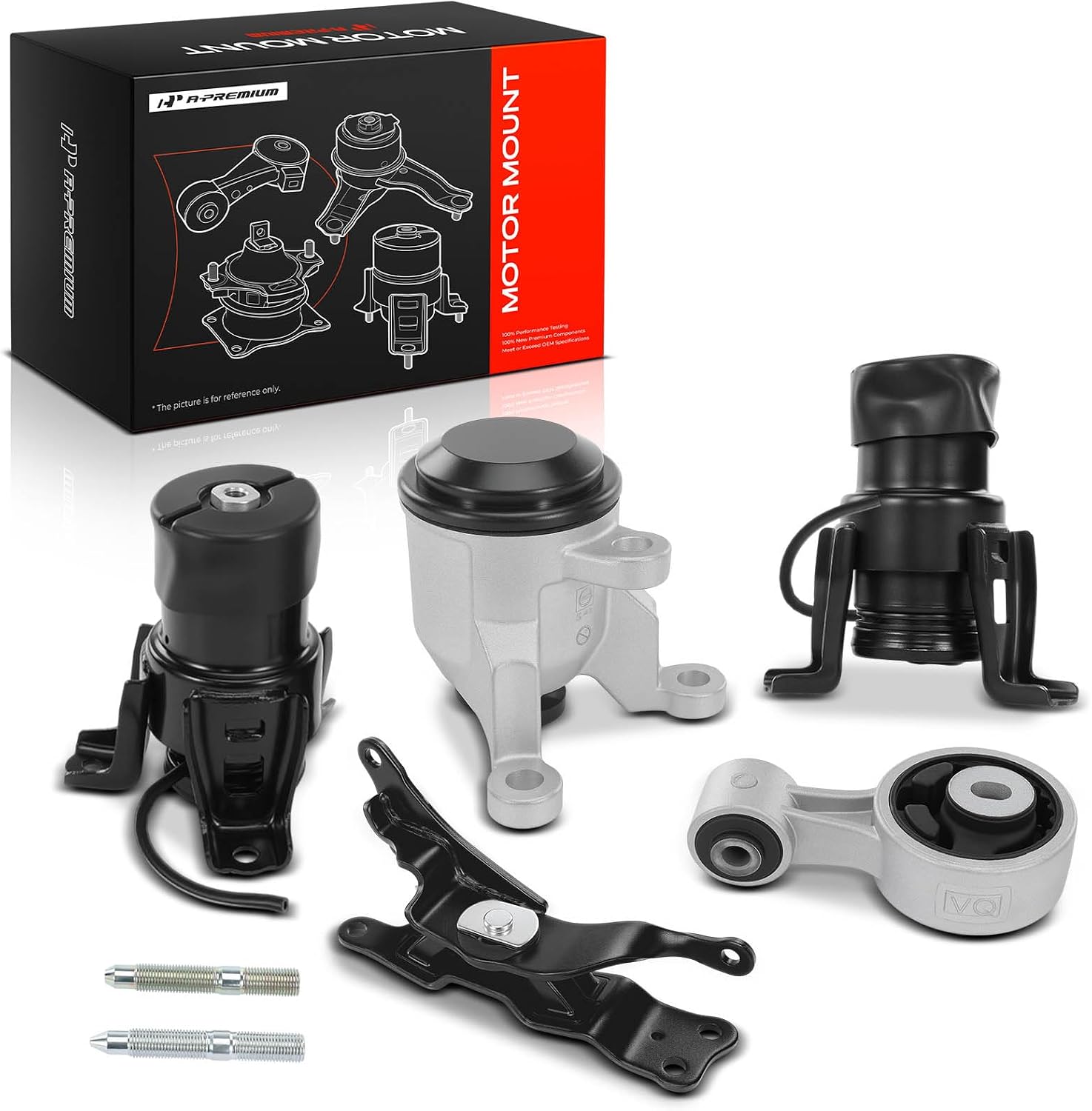 A-Premium Engine Motor and Transmission Mount Kit, with Torque Strut Mount