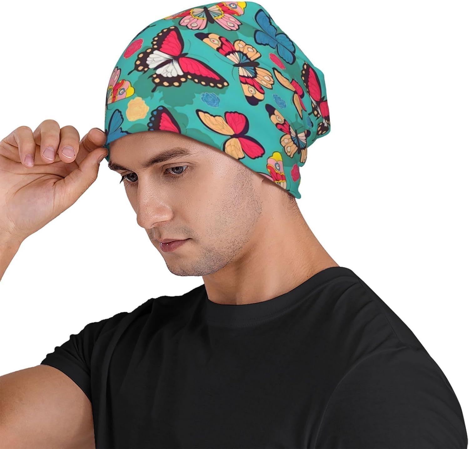 Christmas Beanie Chemo Hat Xmas Skull Cap Slouchy Knitted Hats Soft Headwear for Women Men Adults - Image 7