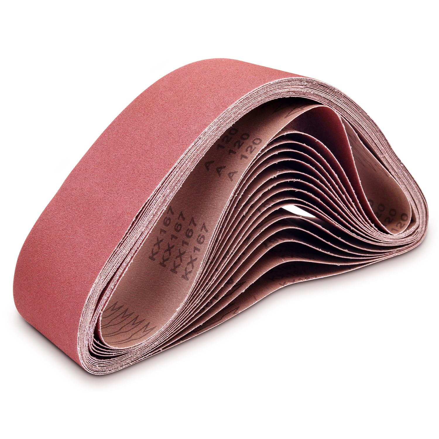 4 correas de lijado de 36, correa de lijado de óxido de aluminio de grano 120 para lijadora de banda, correa de lijadora de banda 4 x 36 para carpintería, paquete de 15 (4 x 36 pulgadas, grano 120)