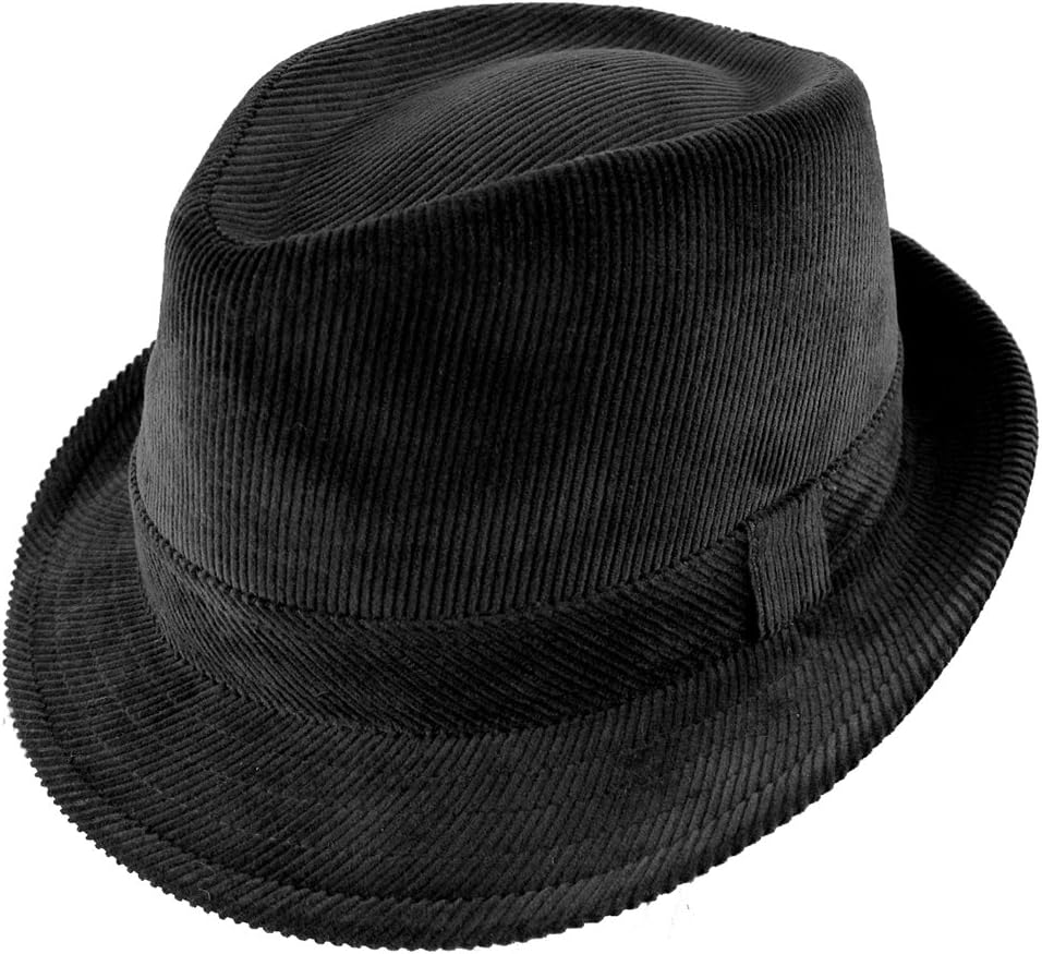Jaxon Corduroy C-Crown Stingy Brim Fedora