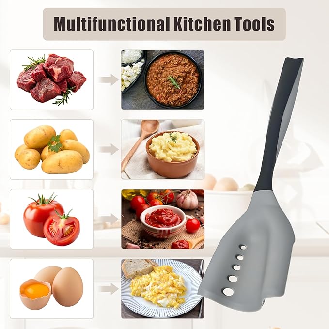 Espátula Picadora de Carne 2 Pack - Ablandador de Carne miniatura 4