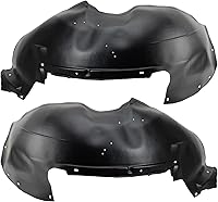 TRQ Front Inner Fender Liner Set for 2001-2007 Chevy Silverado 2500HD 3500HD Classic - Direct Fit GM1248165 GM1249165