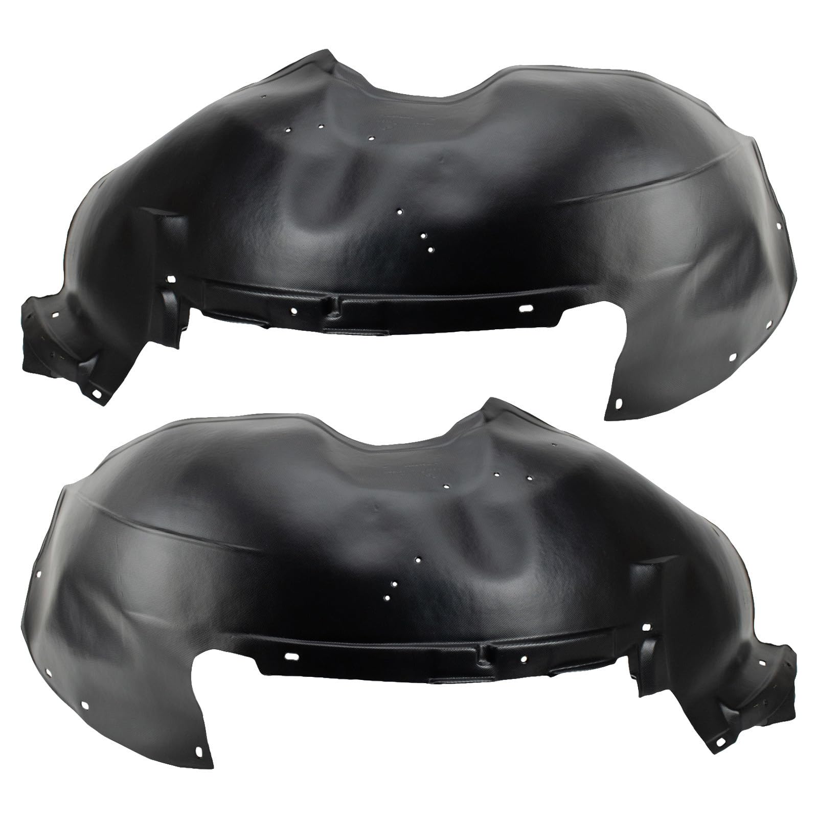 TRQ Front 2 Piece Inner Fender Liner Set | For 01-06 Chevrolet Silverado GMC Sierra 2500 HD 3500 HD 07 Classic Driver &amp; Passenger Side