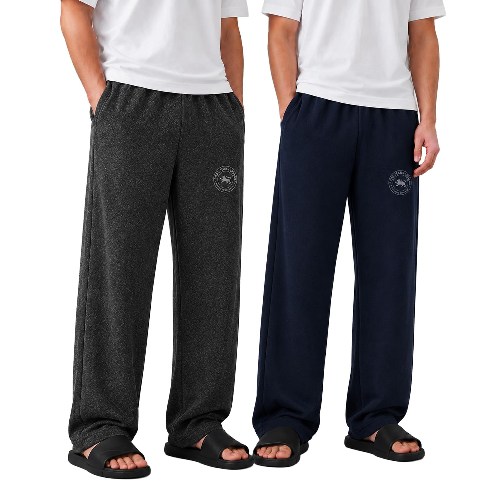pepe jeans Men Mid Rise Regular Pajama Bottom-picture-31