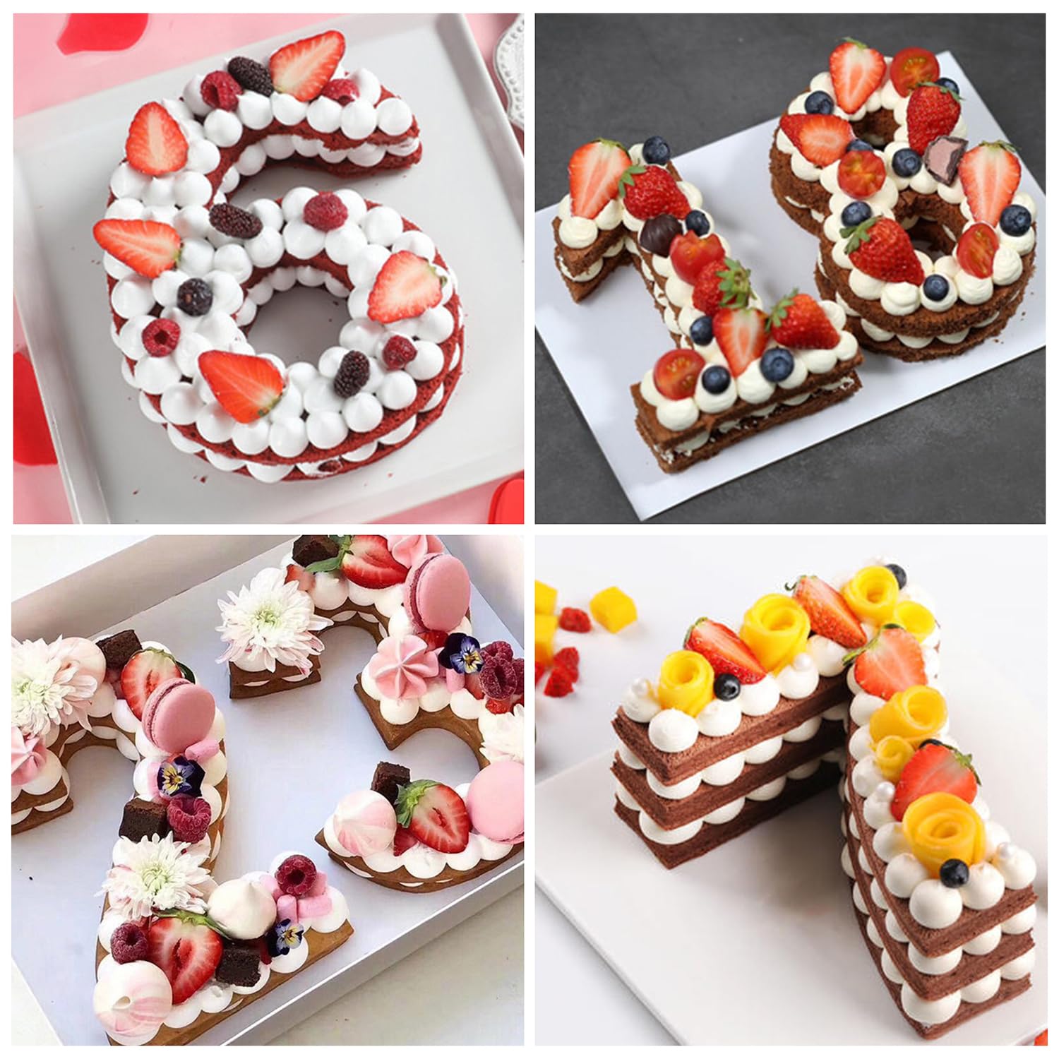 Tortiera Silicone Numero 7 Grande - Per Compleanni E Anniversari, Antiaderente, Da Forno E Microonde