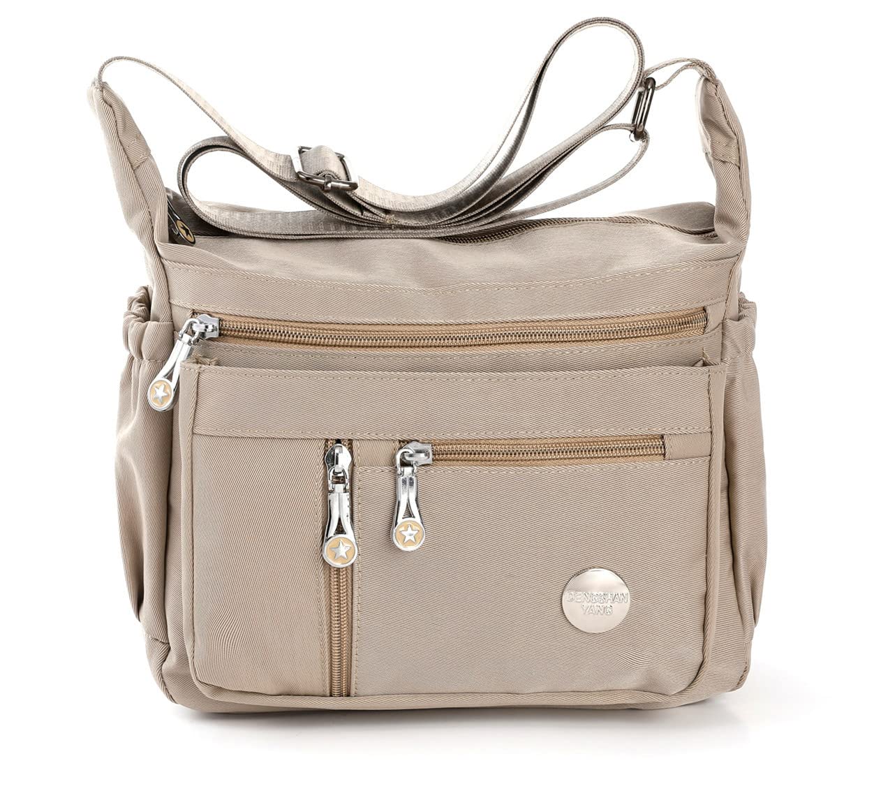 Crossbody Bags for Women Multi Pocket Shoulder Bag Waterproof Nylon Messenger Purses and Handbags