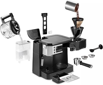 De'Longhi COM530M All-In-One Combination Coffee and Espresso Machine, 47 ounces