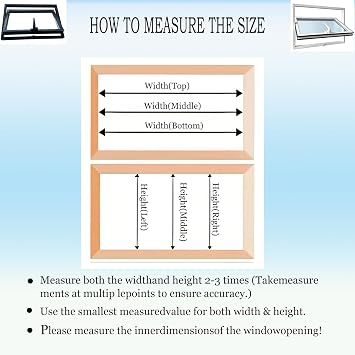 27x19 Basement Window with Tempered Glass, Adjustable Ventilation Windows, 360Degree Rotation Home Bathroom - Customizable Size - White
