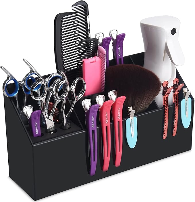 Noverlife Hair Scissors Large Storage Box, Shear Holder for Hair Salon