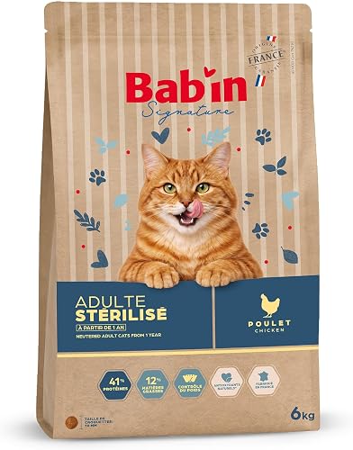 Signature Chat Adulte Stérilisé Poulet 6 kg Bab’in