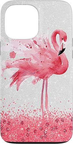 Vista 61 de Funda para iPhone 13 Cute Flamingo Women Girls Flamingos Birds