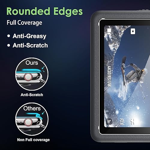 Miniatura 3 de Protector de pantalla para DJI Osmo Action 6 de vidrio templado y protector de lente de cámara de vidrio templado, transparente de alta definición,