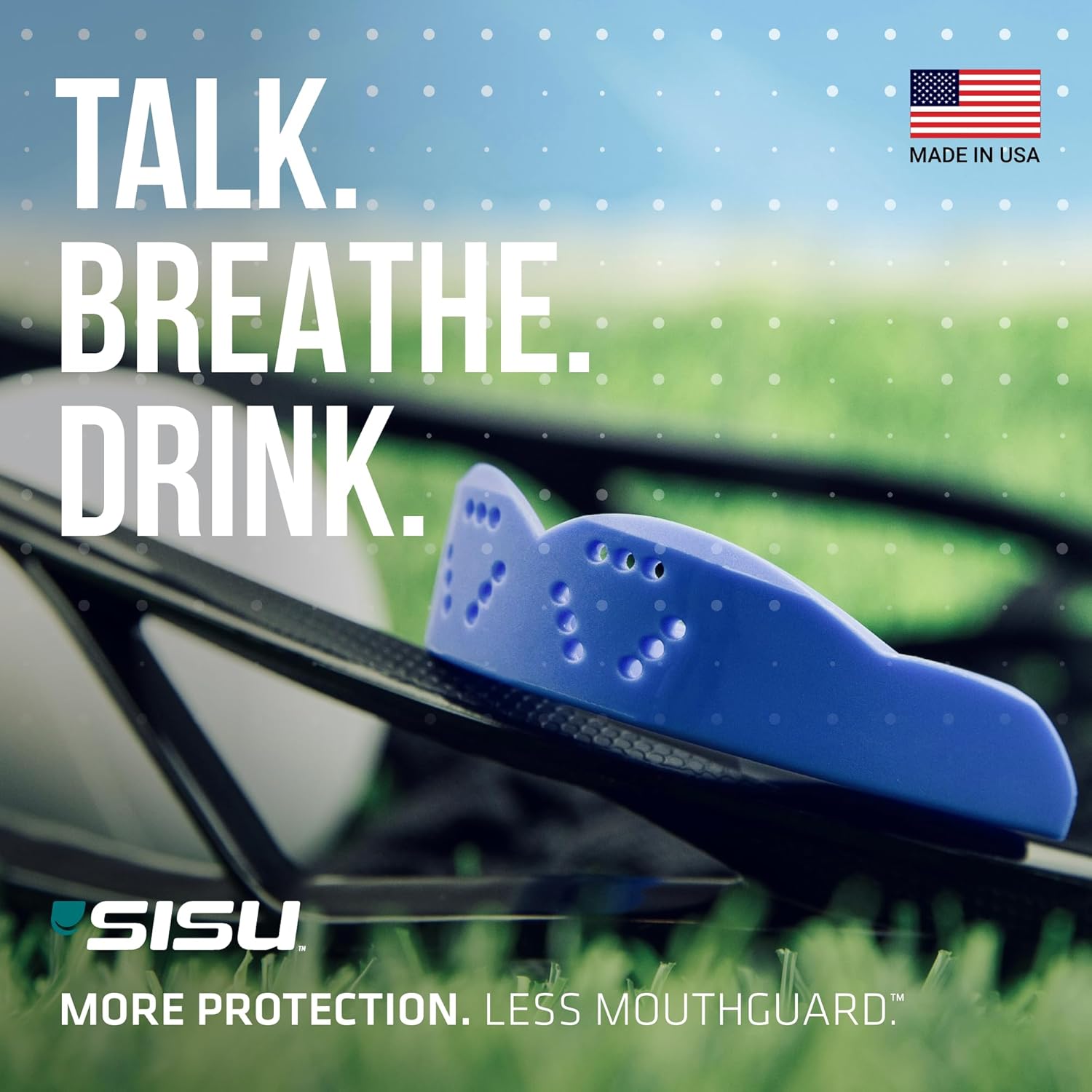 SISU 3D Mouthguard - Pre-Formed, Easy Fit Protection for Lacrosse, Football, Hockey, Team Sports - Remoldable Up to 20 Times - Non Toxic