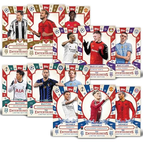 Miniatura 2 de Topps Match Attax 24 25 - Booster Tin Bundle - Exclusivo Amazon! Las 4 Booster Tins De La Colección Match Attax De Este Año!