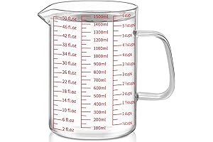 Luvan 6 Cup Borosilicate Glass Measuring Cup