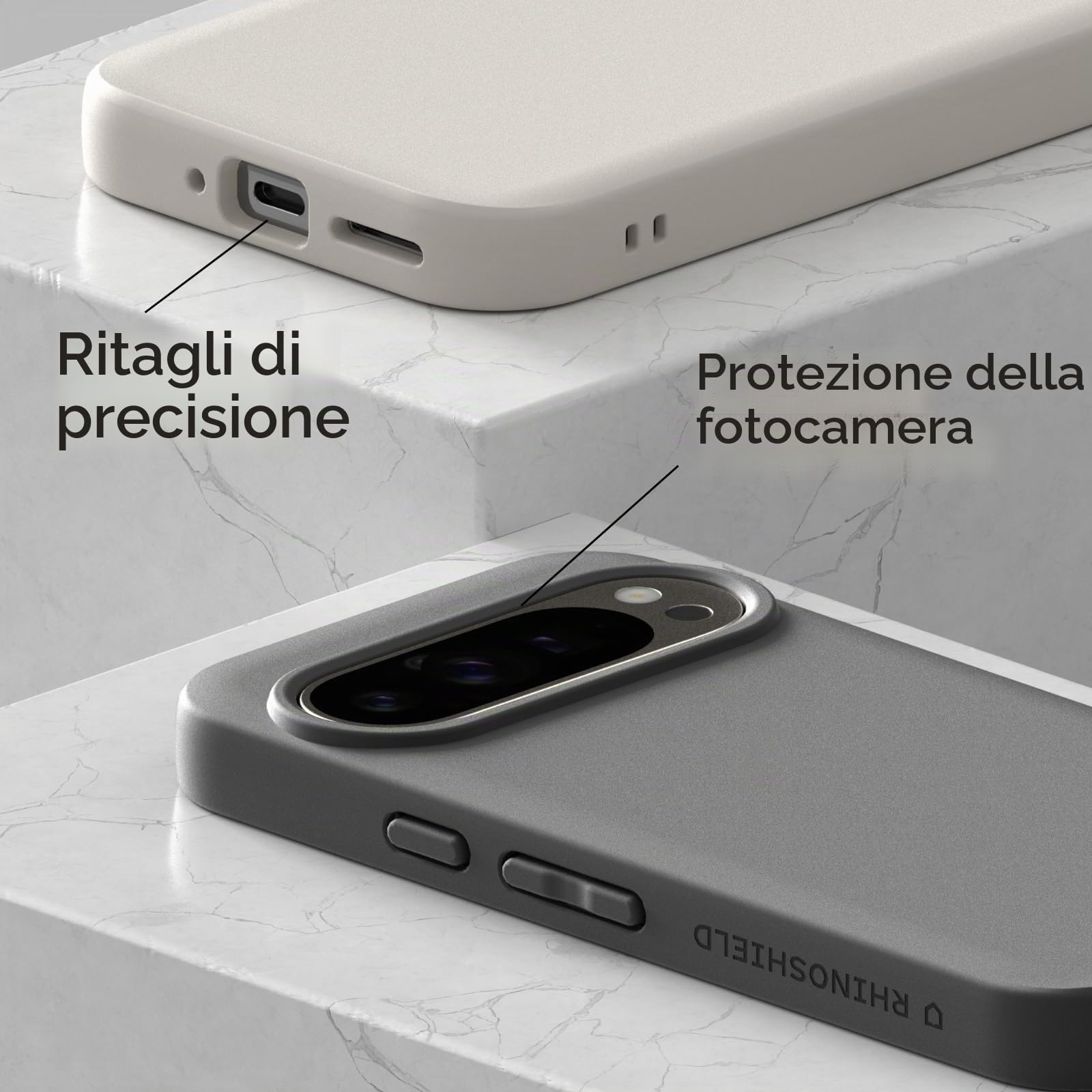 RhinoShield SolidSuit MagSafe Compatible Case for Pixel 9 Pro XL | Strong Magnetic, Military Grade Drop Protection, Classic Design, Wireless Charging, Slim Profile