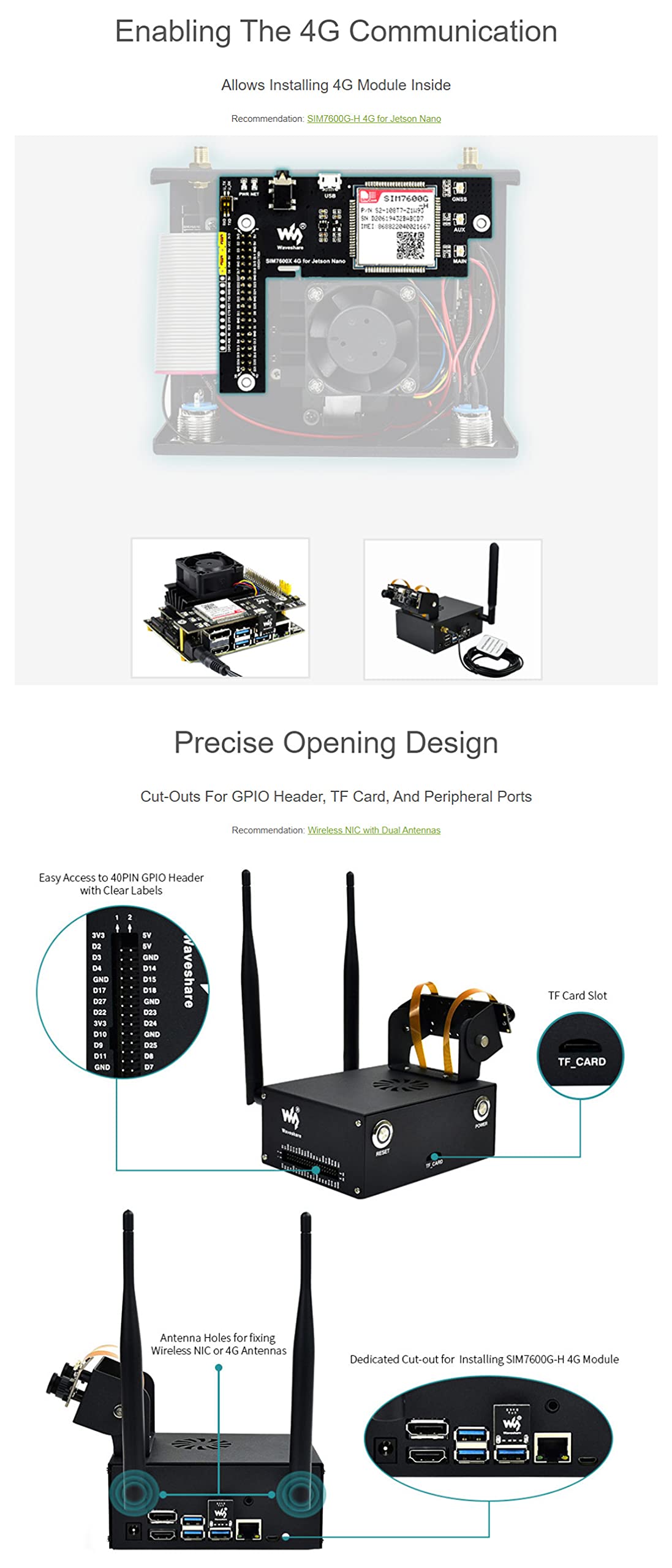 jetson nano developer kit ケース&ケーブル類セット NVIDIA Jetson
