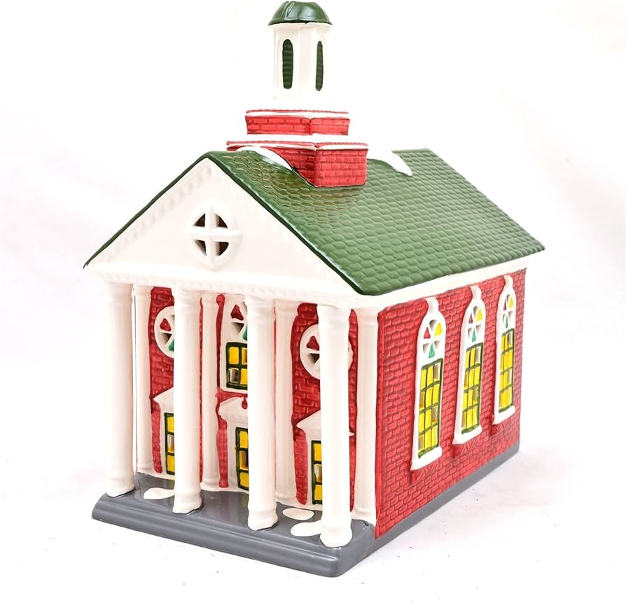Amazon.com: Department 56 - Snow Village Colonial Church #56.51195