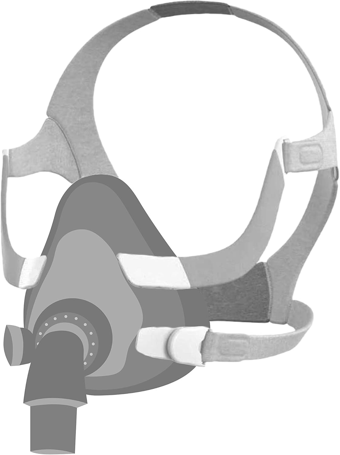 Limited Stock Essential Values Replacement Headgear Strap Compatible with F20 (Large) Nasal Pillow CPAP Mask (Strap only)