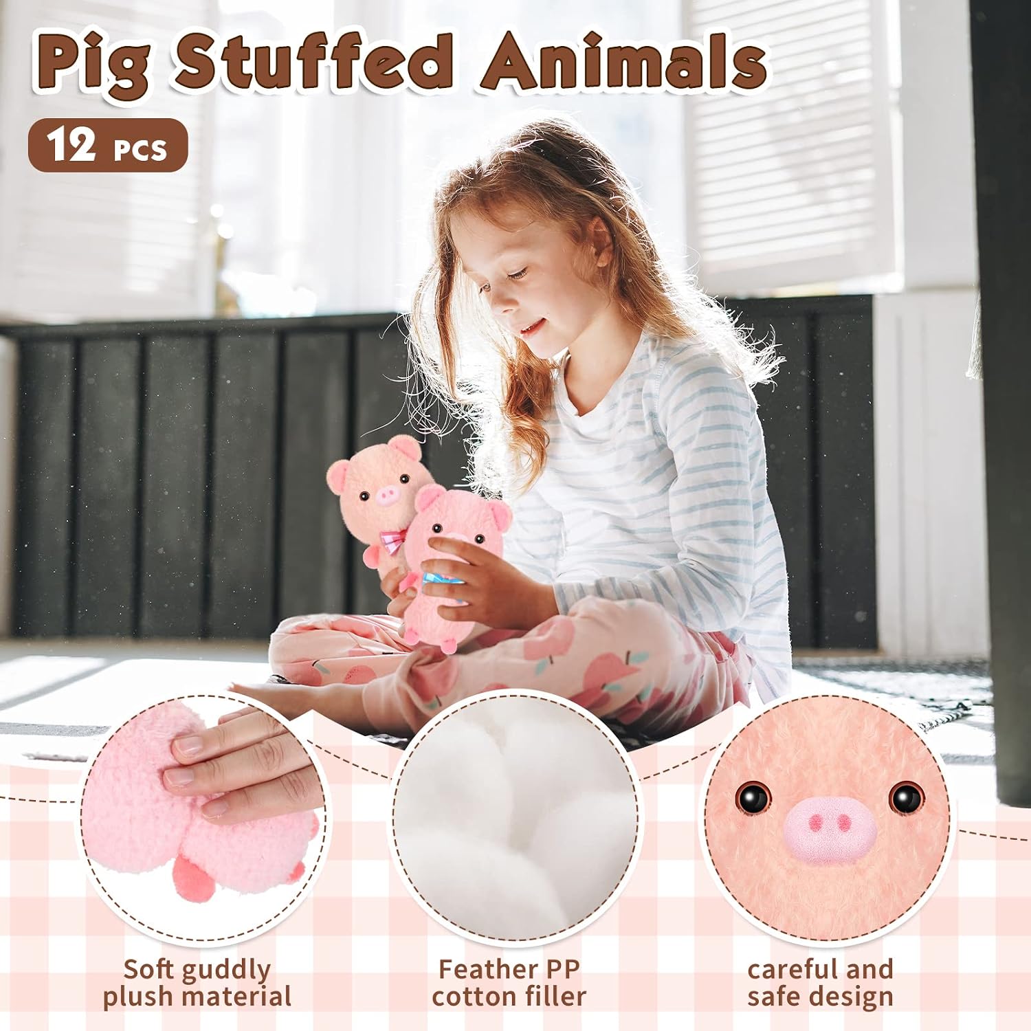 20 Mini Orsetti Di Peluche 10 Cm - Marroni E Albicocca, Morbidi, Per Bomboniere, Regali Feste E Decorazioni