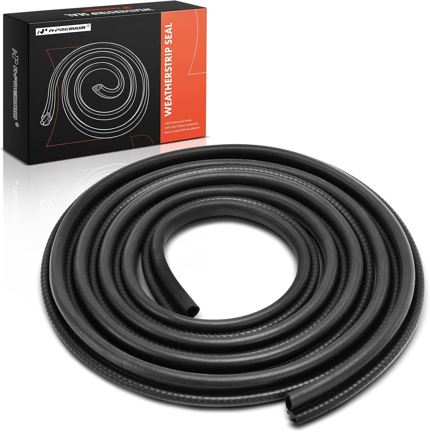 A-Premium Front Left Door Weather Stripping Seal Strips Compatible with GMC & Chevy & Cadillac Vehicles - Yukon, Yukon XL 1500 2500, Tahoe, Suburban 1500 2500, Avalanche, Escalade, Driver Side