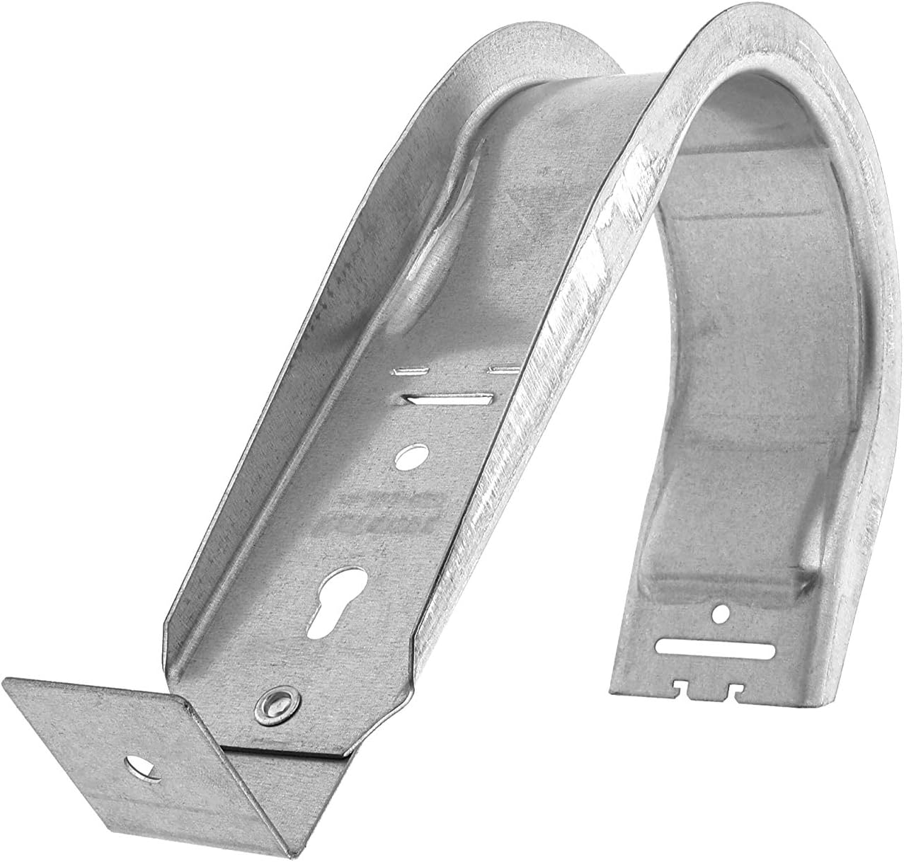 Networx 4" Ceiling Mount Galvanized Steel Cable Support J Hook with Retainer Clips - 25 Pack
