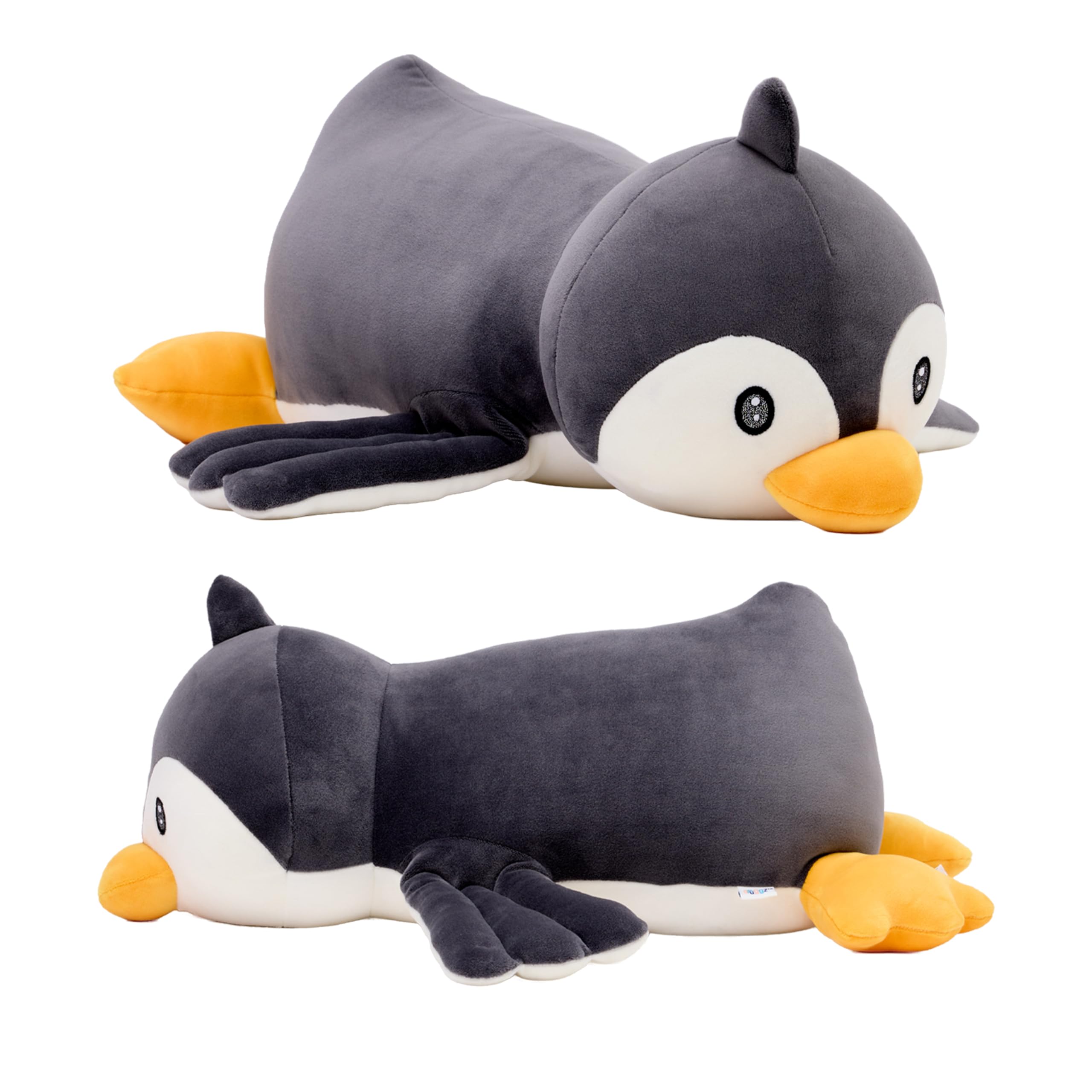 Snuggz Penguin Weighted Plush Soft Toy 1.2kg - Plush Pillow for Cuddle Comfort, Cute Stuff for Kids - Calming Weighted Cuddly Toy Companion for Cosy Rest — image 1