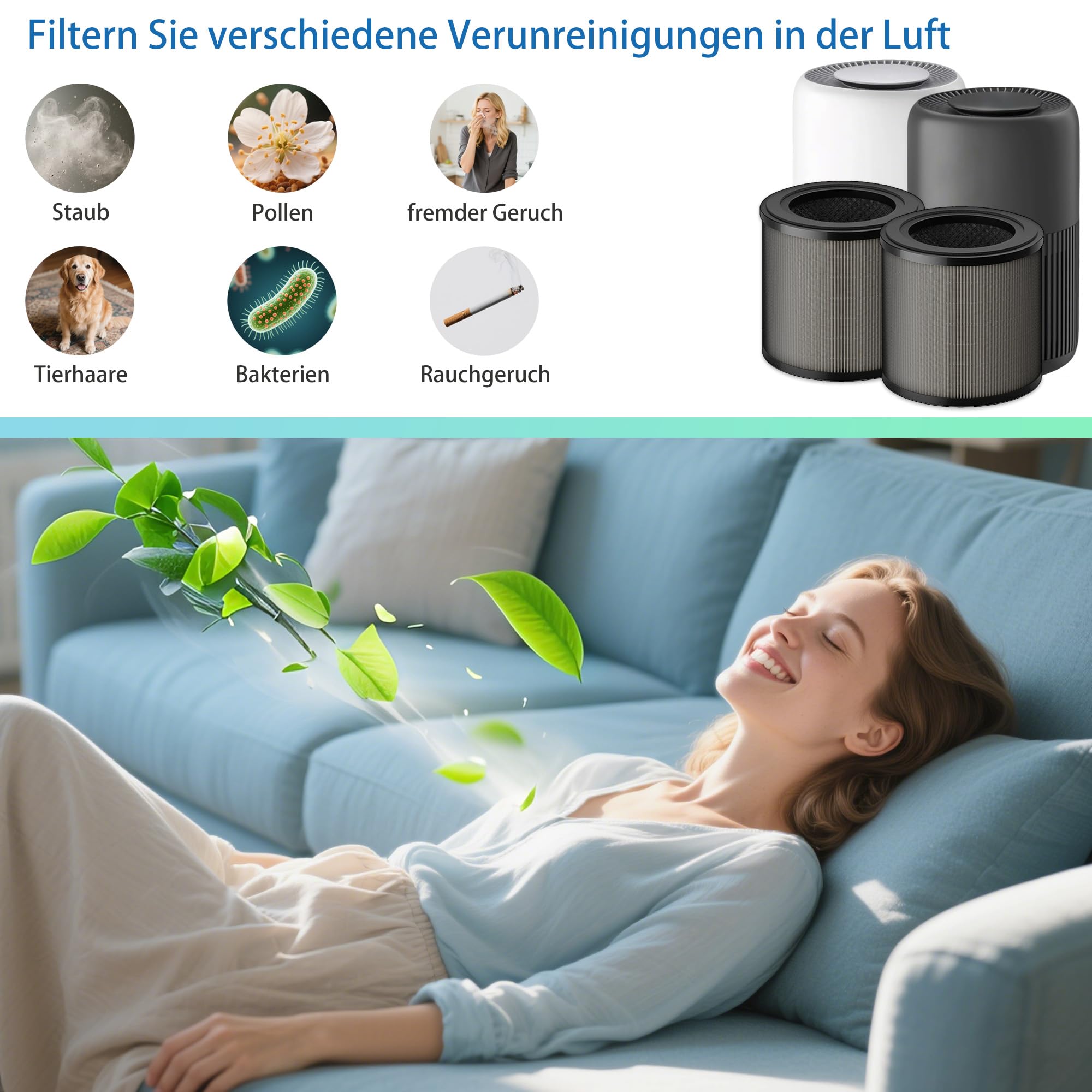 Lot De 2 Filtres FY0910/30 Compatibles Philips Série 900 AC0951/13 AC0950/10 – HEPA H13 + Charbon Actif