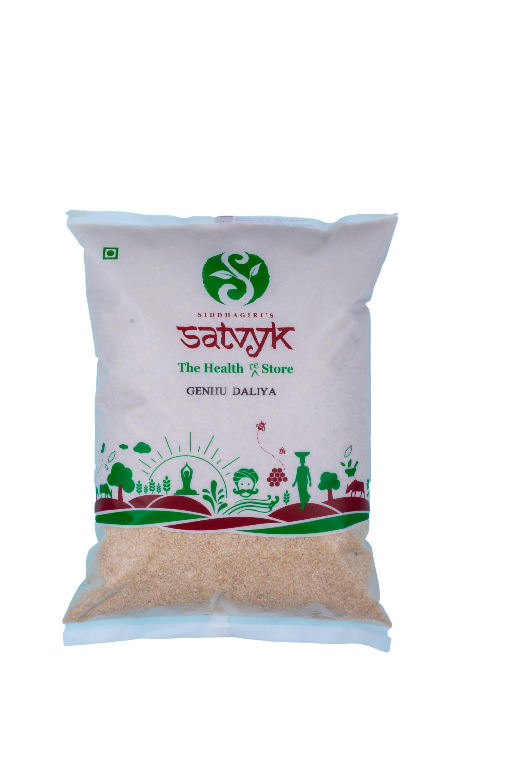 S Siddhagiris SATVYK THE HEALTH re STORE Organic Wheat Dalia/Daliya (1kg) - Dalia (Broken Wheat) | Easy to Digest Daliya | Fiber Rich Daliya (B07VX3PFH1) Amazon Price History, Amazon Price Tracker