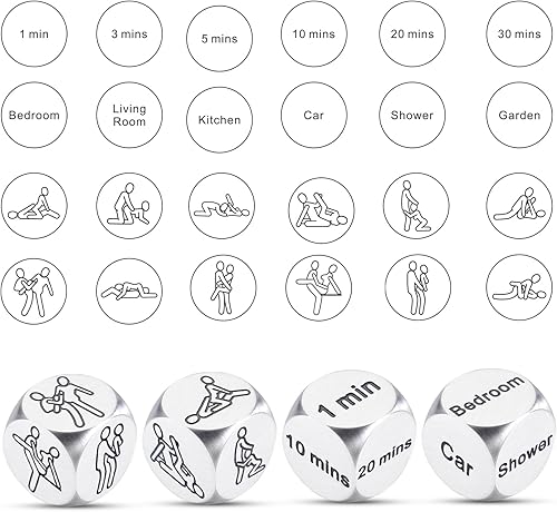 Miniatura 2 de Regalos de acero para el 11 aniversario, regalos de Navidad para el día de San Valentín, para novio, novia, cumpleaños, parejas, divertidos dados de