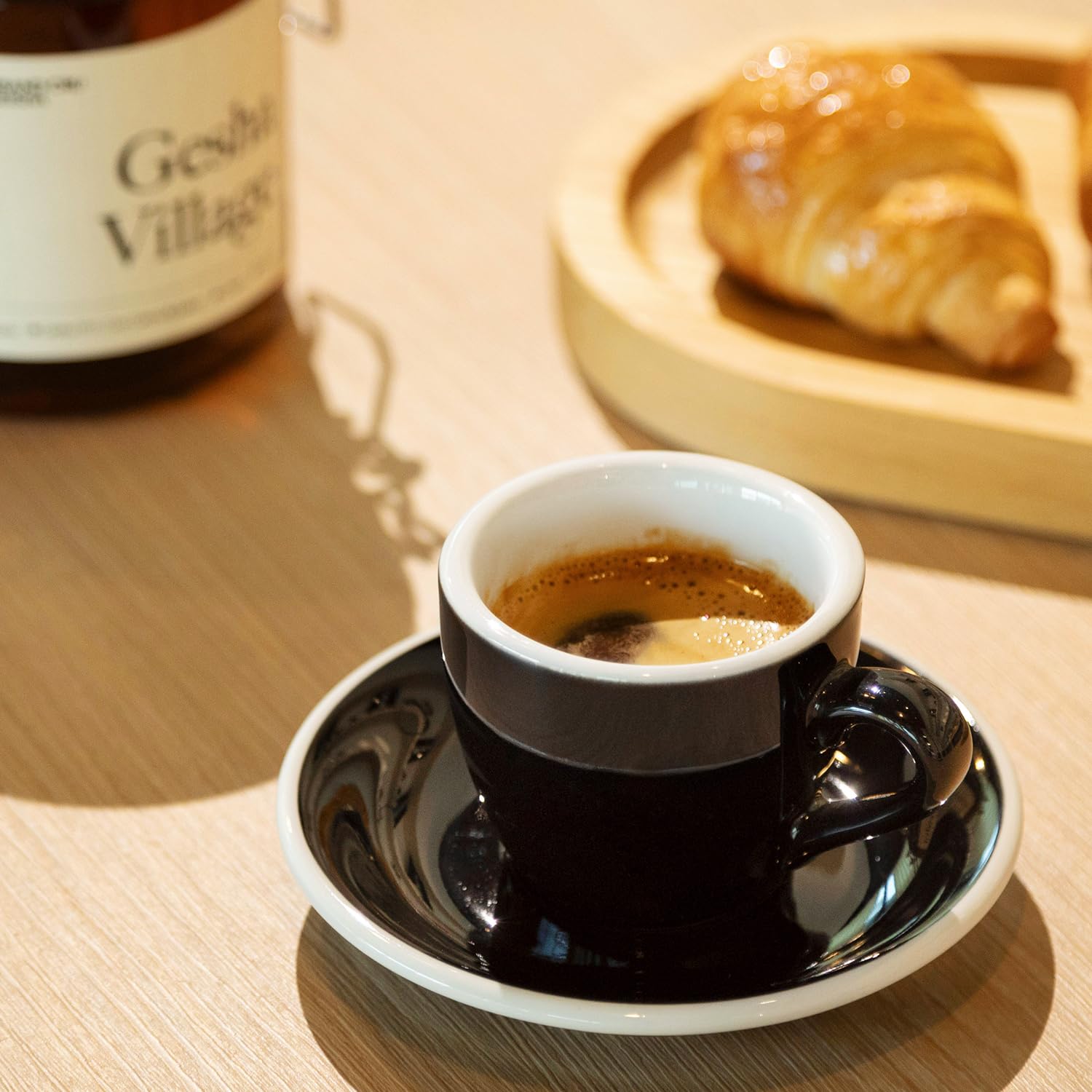 Loveramics Xícara de café expresso com pires, conjunto de pires de