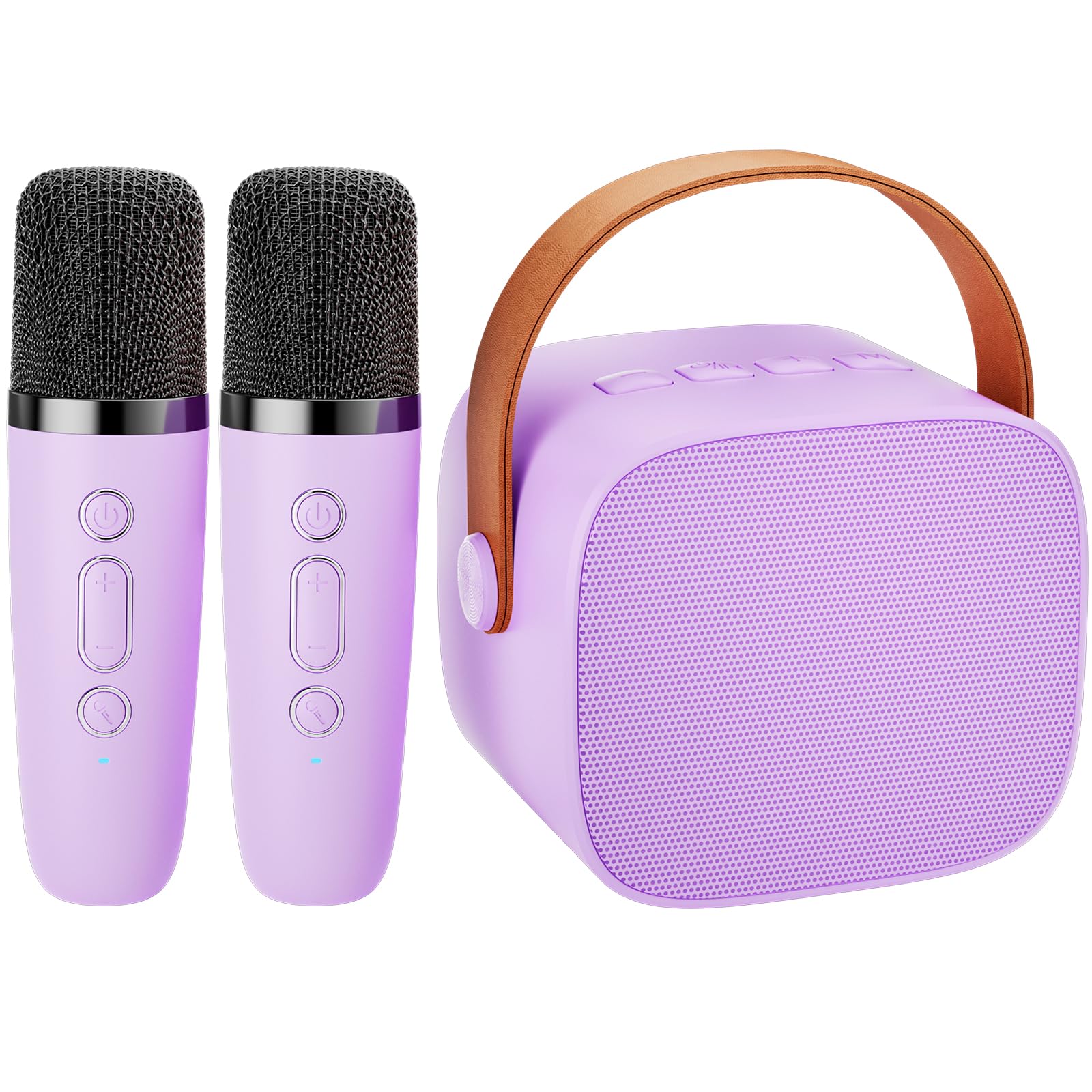 Macchina per karaoke per bambini 4-12 anni con 2 microfoni, microfono