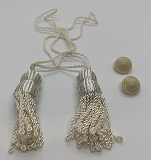 Cream 3" Deluxe Window Shade Pulls, Set of 2