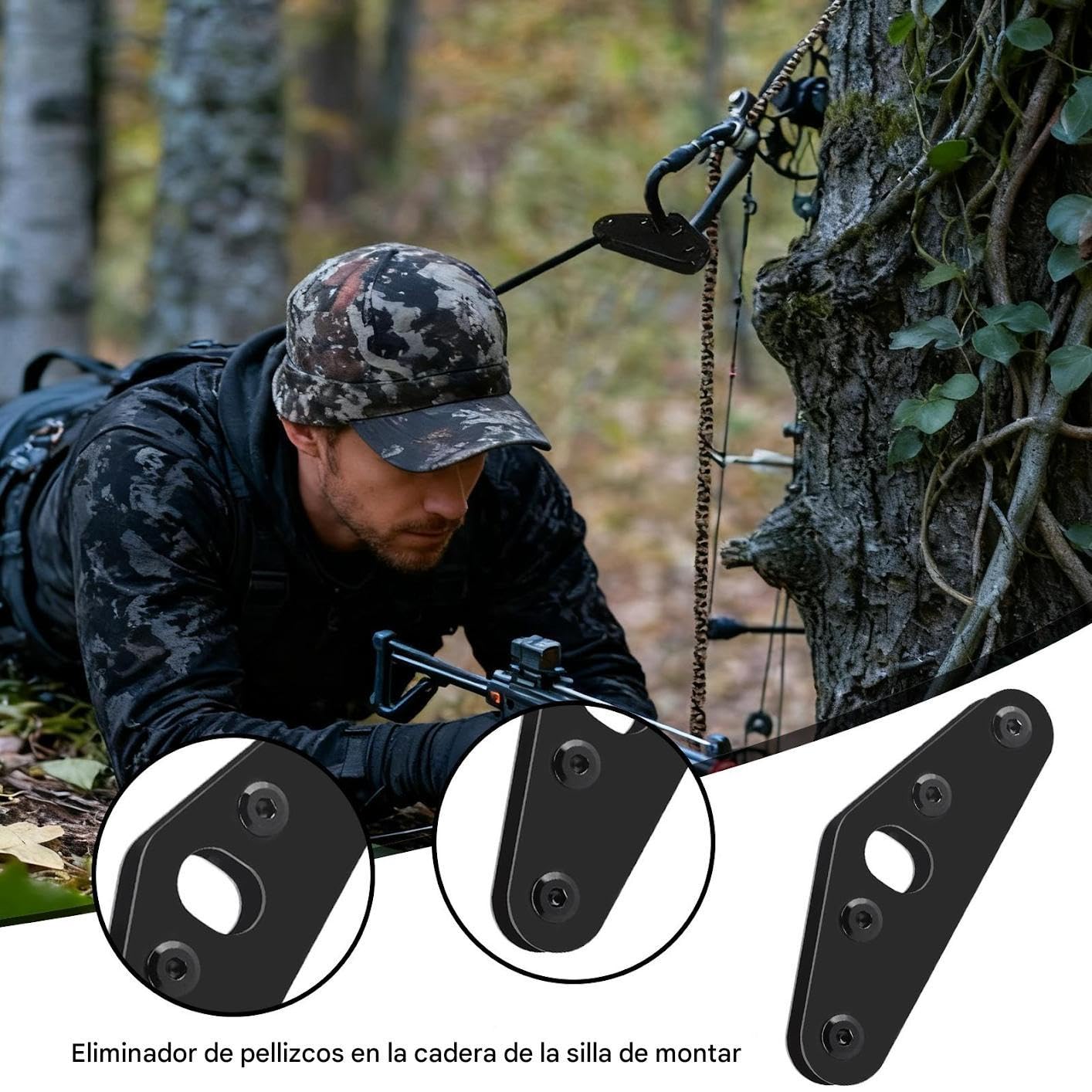 Separador De Puente En Silla De Montar Soporte Separador De Puente En Acero | Eliminador De Presión En Cadera Para Camping Viajes Pesca Jardín Patio Y Actividades