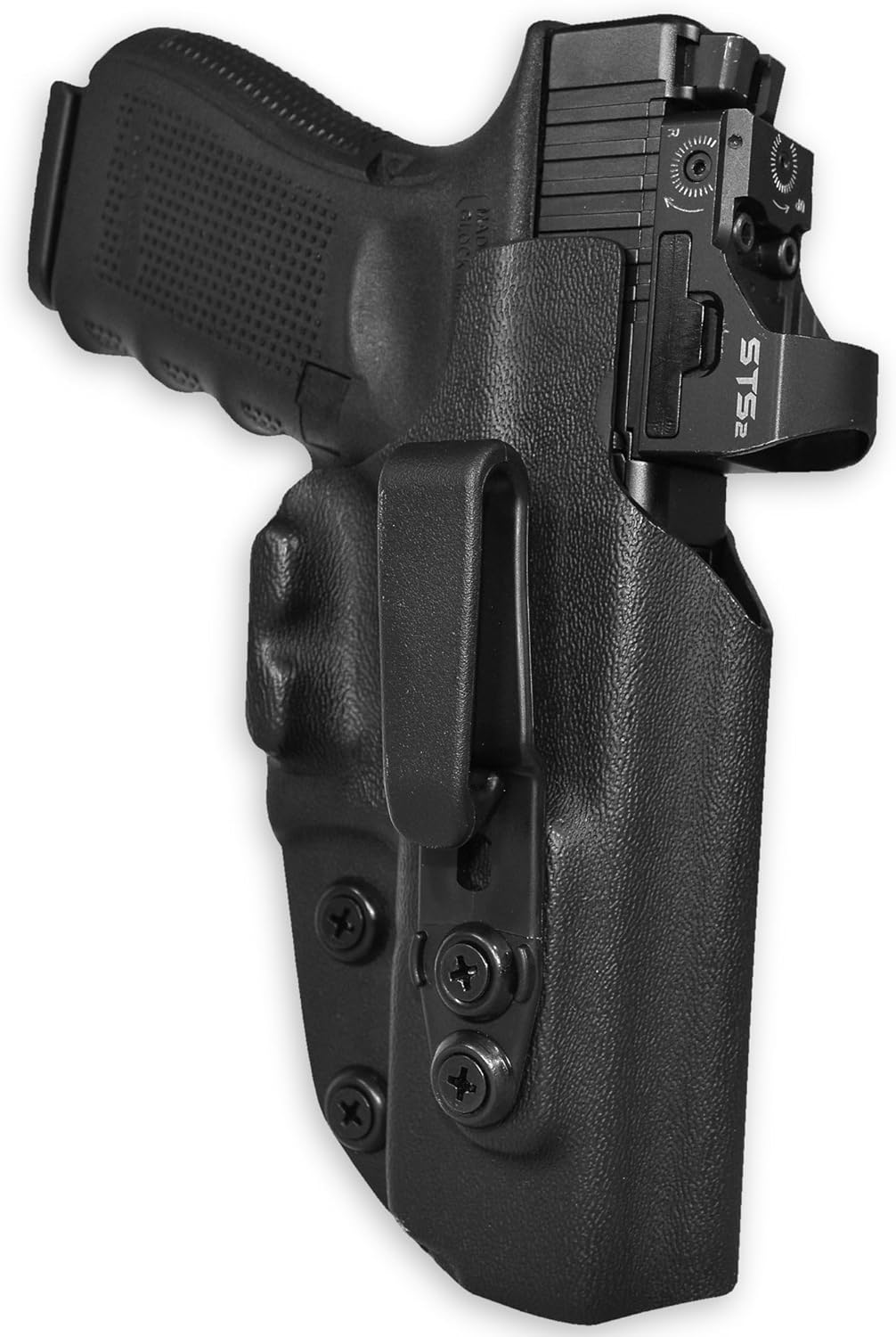 IWB Tuckable Claw Holster - Inside The Waistband - Red Dot Ready fits GL 19/19X/23/32 (Gen 1-4)