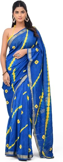 RAJNESA Maheshwari Silk Saree | Traditionally Hand Block Printed | Naturally Dyed &amp; Crafted by Master Artisans