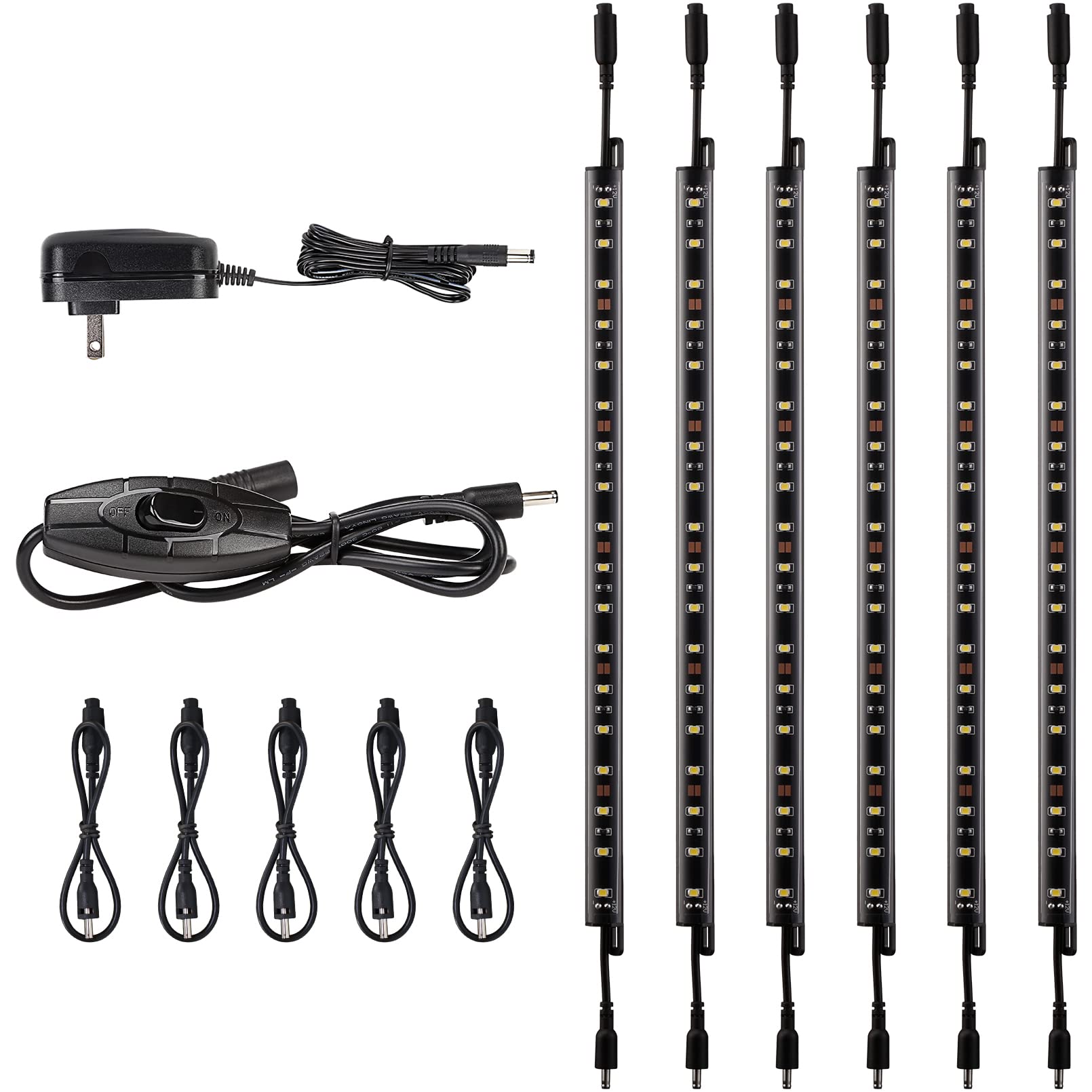 Buy TORCHSTAR LED Safe Lighting Kit, (6) 12 Inch Linkable Light Bars