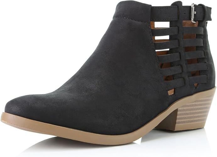 DailyShoes Botines vaqueros para mujer, ultra cómodos y suaves perforados,  princesa-01, Poliuretano negro, 5.5 US : Amazon.com.mx: Ropa, Zapatos y  Accesorios