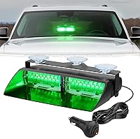 Vista 17 de Nilight Luces estroboscópicas de emergencia para parabrisas, luces de advertencia de peligro y seguridad súper brillantes con ventosas LED