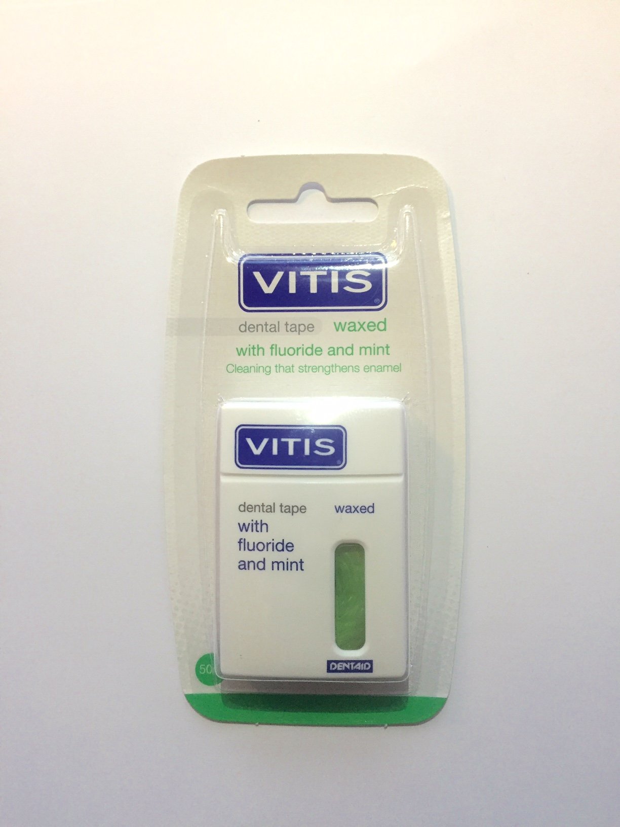 VitisWaxed Mint And Fluor Dental Tape - 50m